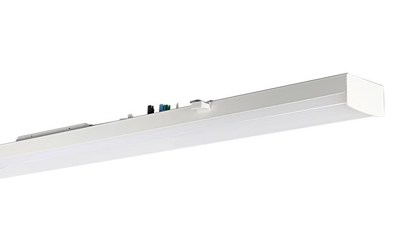 Non dimming Recessed LED Linear Light , High lumen LED Trunking System PC cover